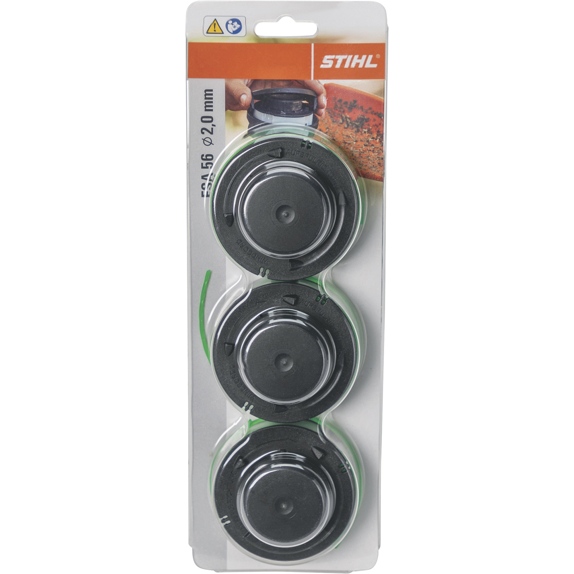 STIHL 3Pack of AutoCut C 32 PreWound Trimmer Spools — Fits FSA 56